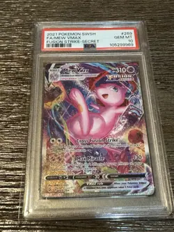 2021 Pokemon SWSH FA/MEW VMAX FUSIONS STRIKE-SECRET - Image 1