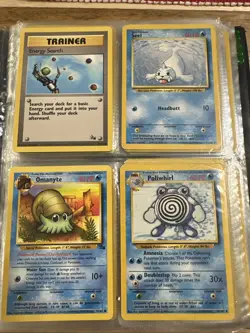 Vintage Pokemon Card Binder Lot WOTC Base Set Jungle Fossil Team Rocket Neo - Image 4