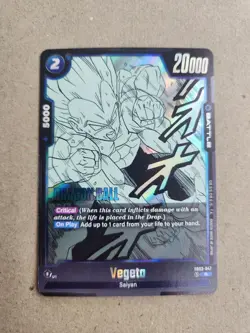 Vegeta FB03-047 Alt Art Rare Foil Manga Booster Dragon Ball Super Card Game | NM - Image 1