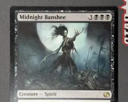 MTG Midnight Banshee- STAMPED -Modern Masters 2015 Magic the Gathering Card #86 - Image 3
