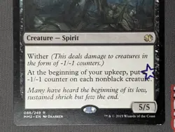 MTG Midnight Banshee- STAMPED -Modern Masters 2015 Magic the Gathering Card #86 - Image 4