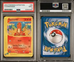Charmander 98/165 Expedition PSA 9 Pokemon Card 2002 - Image 1