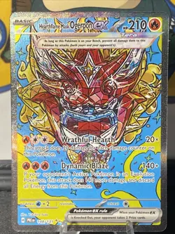Hearthflame Mask Ogerpon ex 148/131 Pokemon TCG Sv: Prismatic Evolutions Holo - Image 1