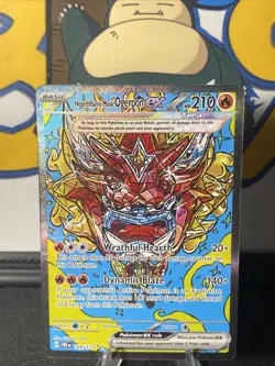 Hearthflame Mask Ogerpon ex 148/131 Pokemon TCG Sv: Prismatic Evolutions Holo - Image 3