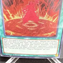Magical Meltdown (FUEN-EN034 1st Edition) Yu-Gi-Oh Fusion Enforcers Secret Rare - Image 4