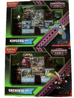 Pokemon TCG Shrouded Fable Greninja & Kingdra EX Special Illustration Collection - Image 1