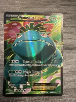 Pokemon TCG Venusaur EX 141/146 XY Base Set Ultra Rare Full Art Holo Card LP - Image 1