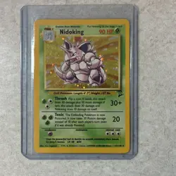 Pokemon TCG WOTC 1999 9-Card Lot Jungle/Fossil/Base Set 2 Holo Nidoking - Image 2