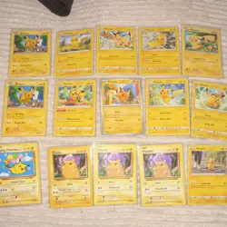 Pokemon TCG Pikachu & Flying Pikachu mixed lot (13) See description - Image 1