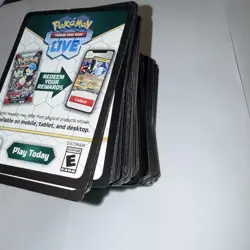Pokemon TCG Live code card lot mixed eras never been activated 215+ cards - Image 1