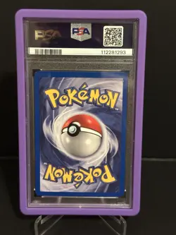 2000 POKEMON GYM HEROES HOLO-1ST ED #19 THE ROCKET'S TRAP PSA 9 W/ Guard - Image 2
