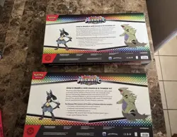 Pokemon Prismatic Lucario Ex Tyranitar Ex Premium Collection Lot of 2 Sams Club - Image 2
