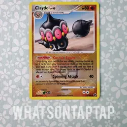 Pokemon Card Claydol 15/106 Crosshatch Holo Great Encounters League Promo LP - Image 1