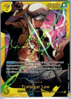 Trafalgar Law OP10-119 English Royal Blood - One Piece Card - NM - Image 1