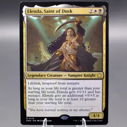 Elenda, Saint of Dusk Normal 119 FDN Foundations NM MTG - Image 1
