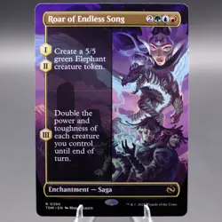 Roar of Endless Song (Borderless) Normal 390 TDM Tarkir: Dragonstorm NM MTG - Image 1