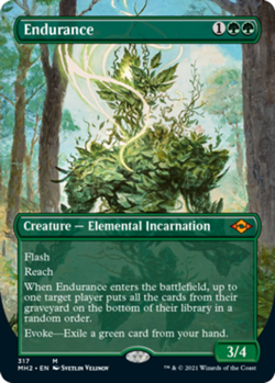 1x Endurance ~~ Borderless Heavy Play, English Modern Horizons 2 MTG Magic - Image 1