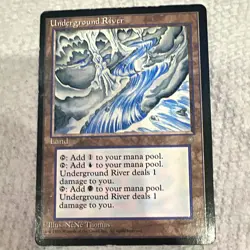 Wizards of the Coast MTG Underground River Ice Age English Rare #357 - Image 1