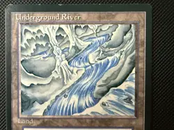 MTG Underground River Ice Age MP Vintage 1995 Magic The Gathering - Image 4