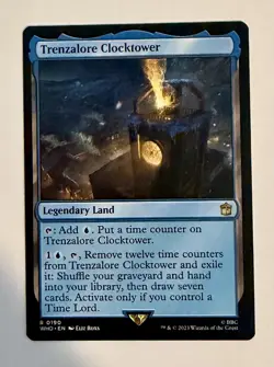 Trenzalore Clocktower 0190 Non Foil Rare Doctor Who Commander MTG Near Mint - Image 1