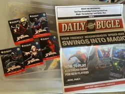 Magic the Gathering MTG Spiderman Welcome Decks Complete Set Sealed 2025 Playmat - Image 1