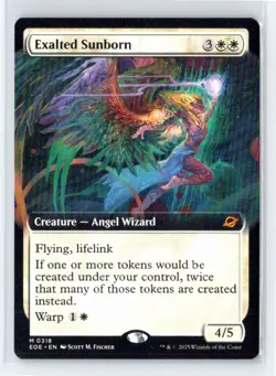MTG - Exalted Sunborn - Edge of Eternities Extended Art 0318 Mythic Non Foil - Image 1