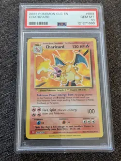 2023 Pokemon CLC EN Charizard PSA 10 - Image 1