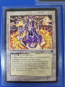 MTG Magic The Gathering LADY CALERIA - URBORG - PENDELHAVEN 1994 Legends CLEAN! - Image 3
