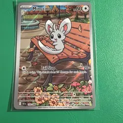 Minccino 152/086 Sv: Black Bolt Holo Illustration Rare English Pokemon- NM 💫 - Image 1