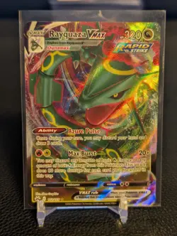 Rayquaza VMAX 101/159 Holo VMAX Rare Crown Zenith Pokemon Near Mint - Image 1