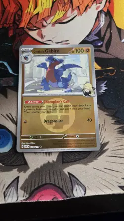 Ascended Heroes Cynthia's Gabite Reverse Holo Fighting Energy #110/217 Pokemon - Image 1