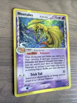Pokemon - Ninetales (Delta species) 8/101 Dragon Frontiers Holo - LP - Image 1