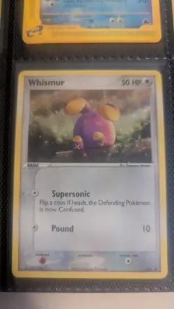 Whismur 019 EX Deck Tin Nintendo holo promo basic HP 50 EN Pokemon TCG - Image 1