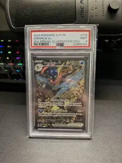 Pokemon SVP Greninja ex 132 Holo Promo Scarlet & Violet PSA 9 300 HP - Image 1