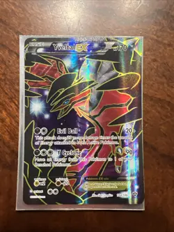 Pokemon TCG Yveltal EX Holo Full Art Ultra Rare Card 144/146 - Image 1