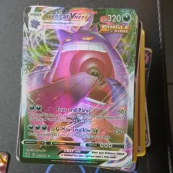 The Pokemon Company Pokemon TCG Gengar VMAX 157/264 Swsh08 Ultra Rare Holo - Image 1