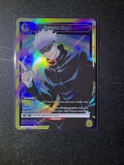 Union Arena JuJutsu Kaisen Satoru Gojo UE03BT/JJK-1-012 Super Rare - Image 1