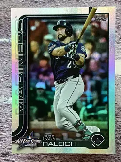 Cal Raleigh 2025 Topps Update All-Star Game Rainbow Foil Seattle Mariners #ASG-9 - Image 1