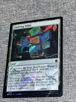 Evolving Wilds (Surge Foil) 0065 - TMC Teenage Mutant Ninja Turtles TMNT MTG NM - Image 1