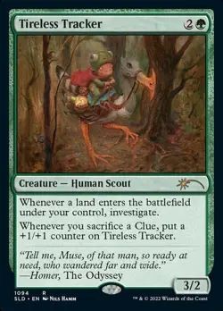 1x Tireless Tracker (1094) NM-Mint, English Secret Lair MTG Magic - Image 1
