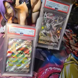 Pokemon PSA GEM 10 Card Lot Of 2 GRIMMSNARL GREAT TUSK - Image 1