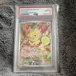 Pokemon TCG Kecleon 213/191 Sv08 Surging Sparks Illustration Rare PSA 10 - Image 1