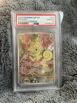 Pokemon TCG Kecleon 213/191 Sv08 Surging Sparks Illustration Rare PSA 10 - Image 2