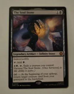 1x The Soul Stone - Marvel's Spider-Man - NM-Mint - MTG Mythic Card - Image 1