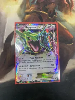 Pokemon TCG Rayquaza EX Holo Rare Black Star Promo Card XY66 - Image 1