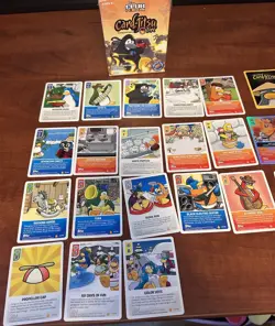 Club Penguin Card-Jitsu Fire Trading Card Game Lot w/ Box Cards Instructions - Image 2