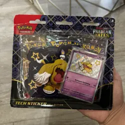Pokemon TCG Paldean Fates Tech Sticker Collection Box - Greavard - Image 1