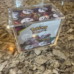 Pokemon Unified Minds Booster Box Factory Sealed & New Acrylic Case Sun And Moon - Image 1