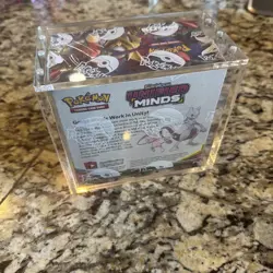 Pokemon Unified Minds Booster Box Factory Sealed & New Acrylic Case Sun And Moon - Image 2