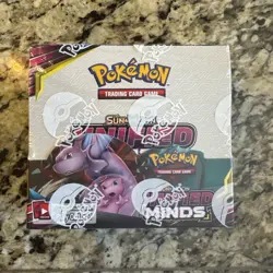 Pokemon Unified Minds Booster Box Factory Sealed & New Acrylic Case Sun And Moon - Image 3
